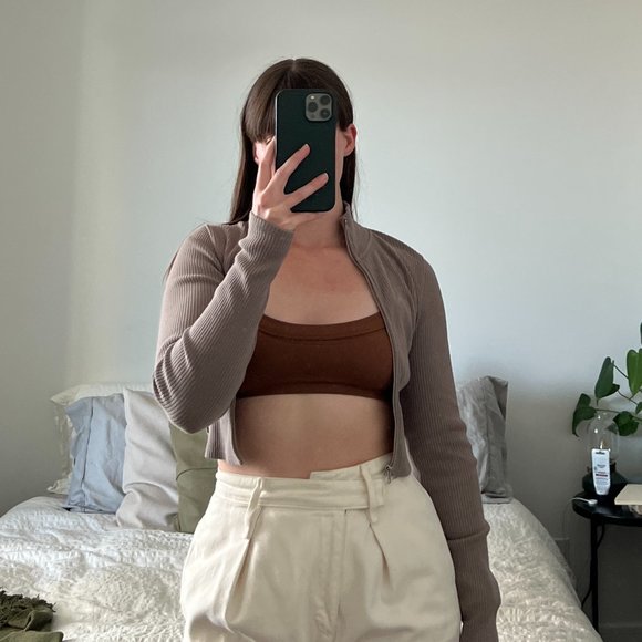 TNA Brown Copley Longsleeve (M) - Picture 2 of 3